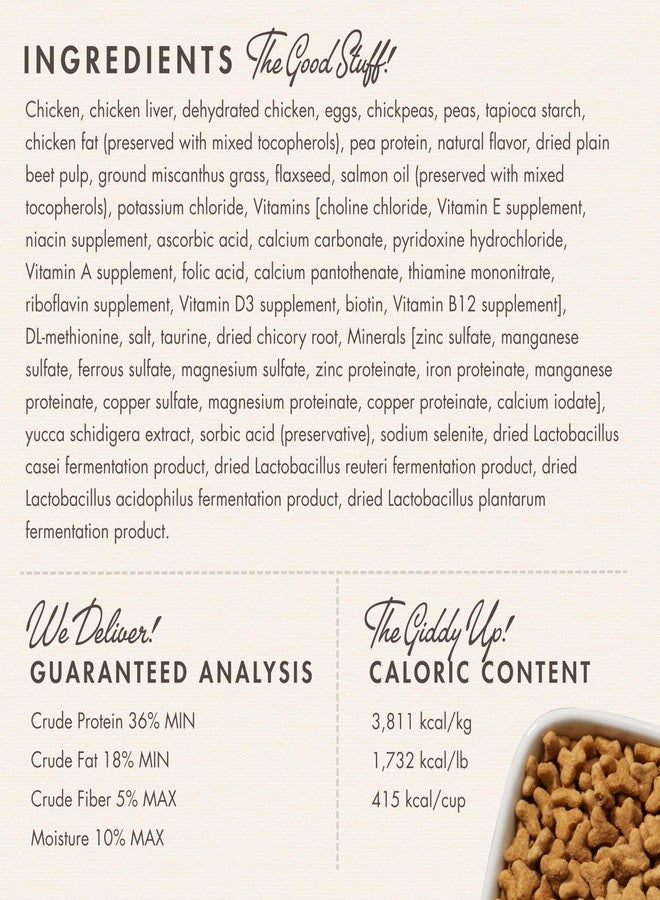 Fromm PurrSnickitty Chicken Delight Cat Food - Premium Dry Cat Food for All Life Stages - Chicken Recipe - 4 lb - Image 4